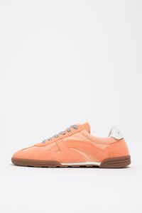 Coral suede and nylon 13 16 indoor sneaker
