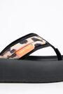 Animal print print platform sandal Animal print print platform sandal