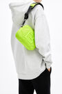 S padded nylon bag in neon green S padded nylon bag in neon green