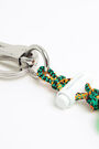 Sea green heart key ring Sea green heart key ring