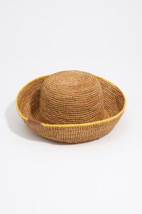 Tan raffia hat