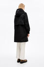 Black technical trench Black technical trench