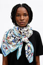 Ivory folk vase scarf Ivory folk vase scarf