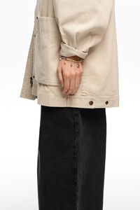 Multicolor stones and pearls double-layer bracelet