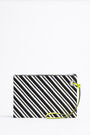 Two-tone rectangular envelope make-up case Two-tone rectangular envelope make-up case