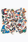 Ivory large butterflies scarf Ivory large butterflies scarf