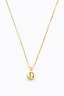 Letter D short golden necklace Letter D short golden necklace