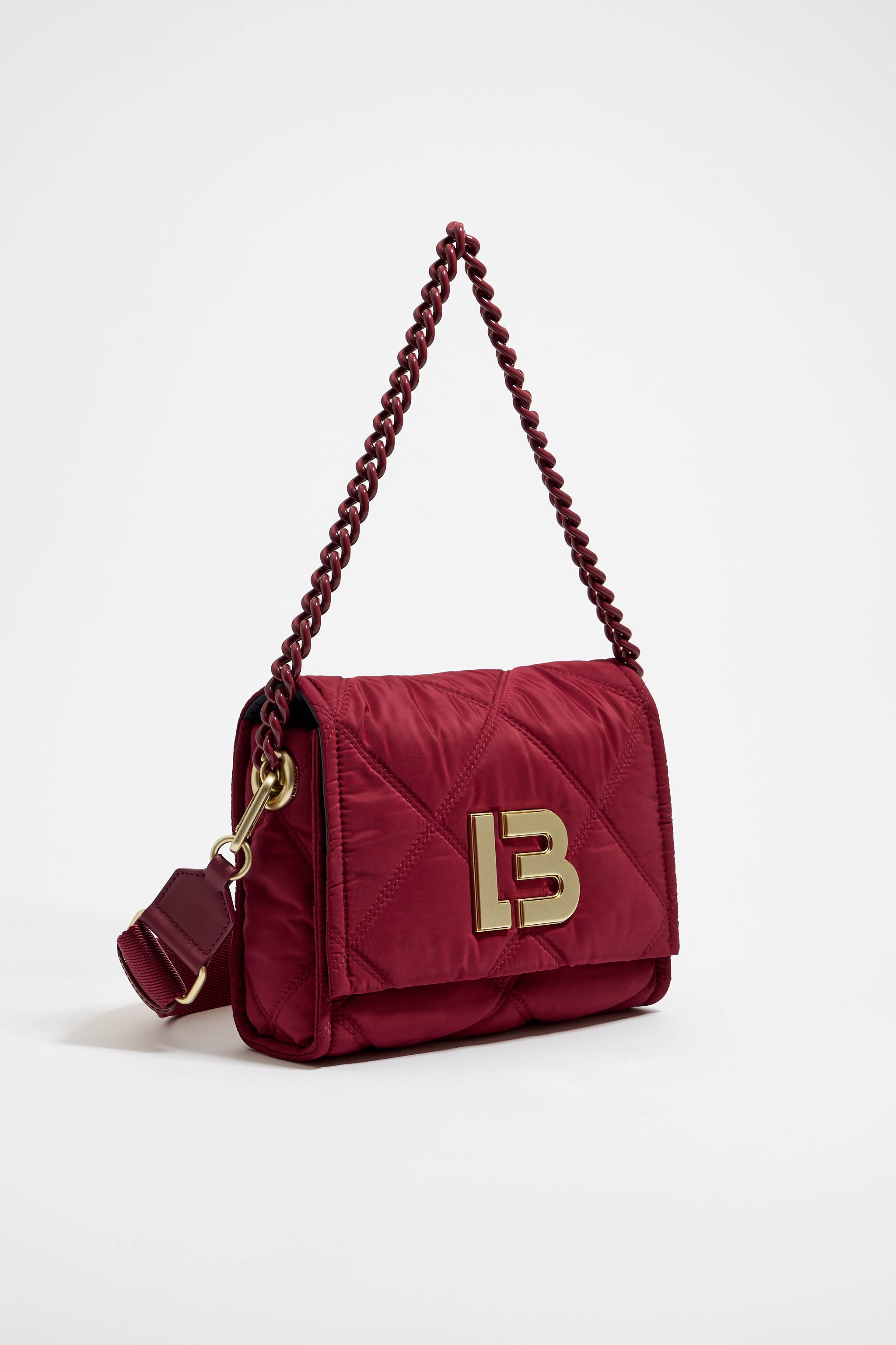 Red quilted clearance handbag