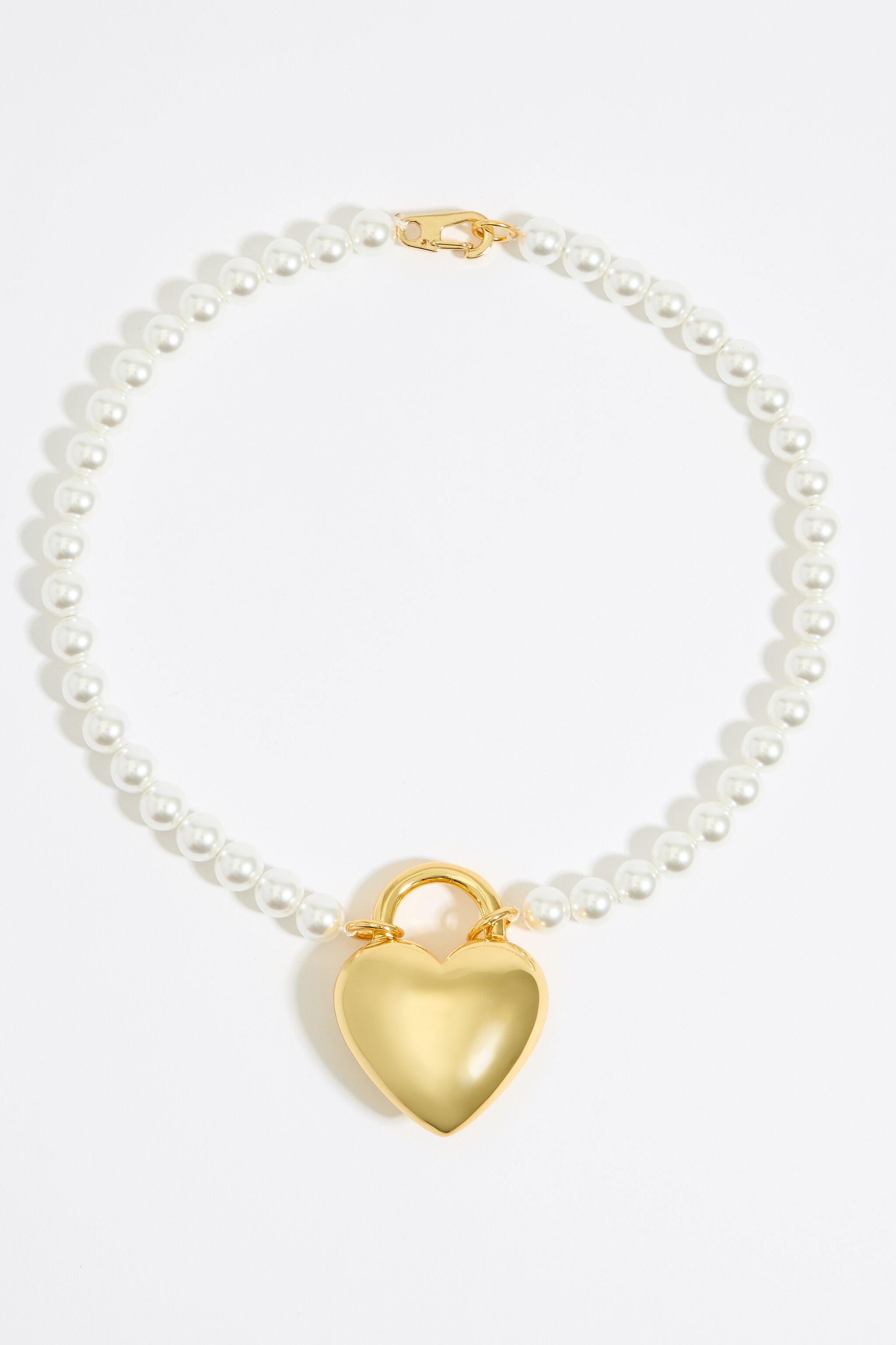Gold heart choker online