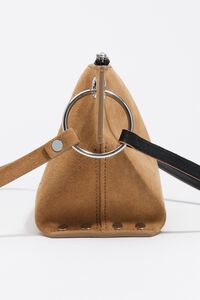 Medium natural suede Trapecio bag