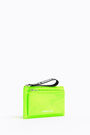 Neon green nylon double purse Neon green nylon double purse