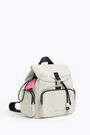 Stone nylon flap backpack Stone nylon flap backpack