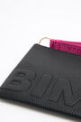 Back leather envelope make-up case Back leather envelope make-up case