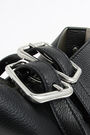 S black leather bucket bag S black leather bucket bag