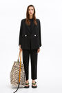 Black carrot leg trousers Black carrot leg trousers