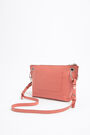 M coral leather trapezium crossbody bag M coral leather trapezium crossbody bag