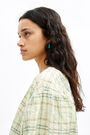 Lime checked shirt Lime checked shirt