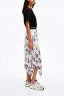 Pleated Zodiac print midi skirt Pleated Zodiac print midi skirt