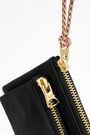 Black nylon double purse Black nylon double purse