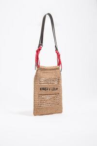 Small natural paper shoulder bag