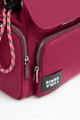 M raspberry nylon flap bag M raspberry nylon flap bag