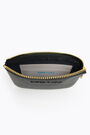 S black leather coin purse S black leather coin purse