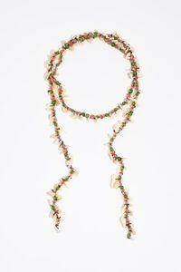 Beads and mother-of-pearl necklace