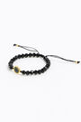 Black logo cord bracelet Black logo cord bracelet