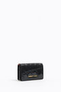 Black croco flap purse Black croco flap purse