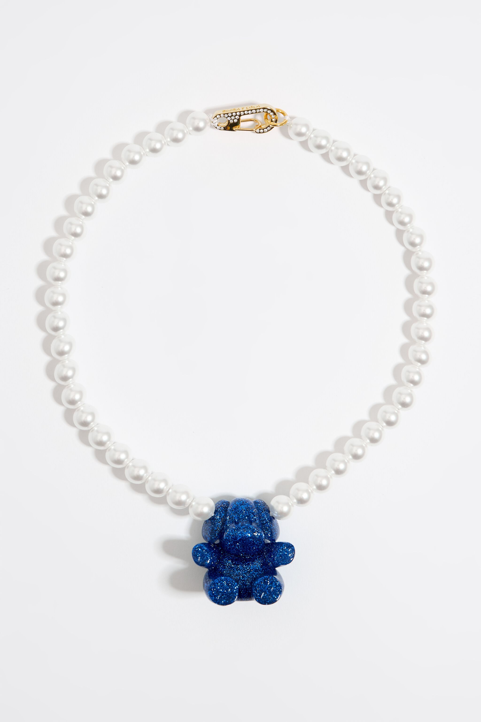 Real blue online pearl necklace