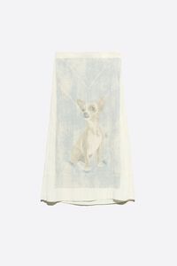 Camel Chihuahua A-line skirt