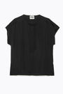 Black fluid blouse Black fluid blouse