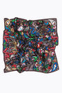Taupe animals paisley scarf Taupe animals paisley scarf