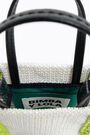 White raffia mini crossbody bag White raffia mini crossbody bag
