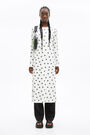 White Logo Dot fitted dress White Logo Dot fitted dress