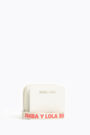 Ivory nylon flap purse Ivory nylon flap purse