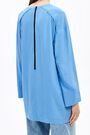 Blue satin blouse Blue satin blouse