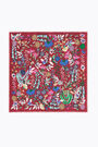 Red wild flowers shawl Red wild flowers shawl