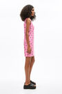 Short pink Logo Dot dress Short pink Logo Dot dress