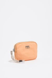 Orange sorbet nylon coin purse