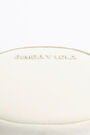 Ivory nylon oval coin purse Ivory nylon oval coin purse