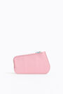 Asymmetric pink leather coin purse Asymmetric pink leather coin purse