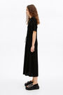 Black knit shirtdress Black knit shirtdress