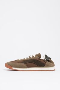 Dark green suede 13 06 sneaker