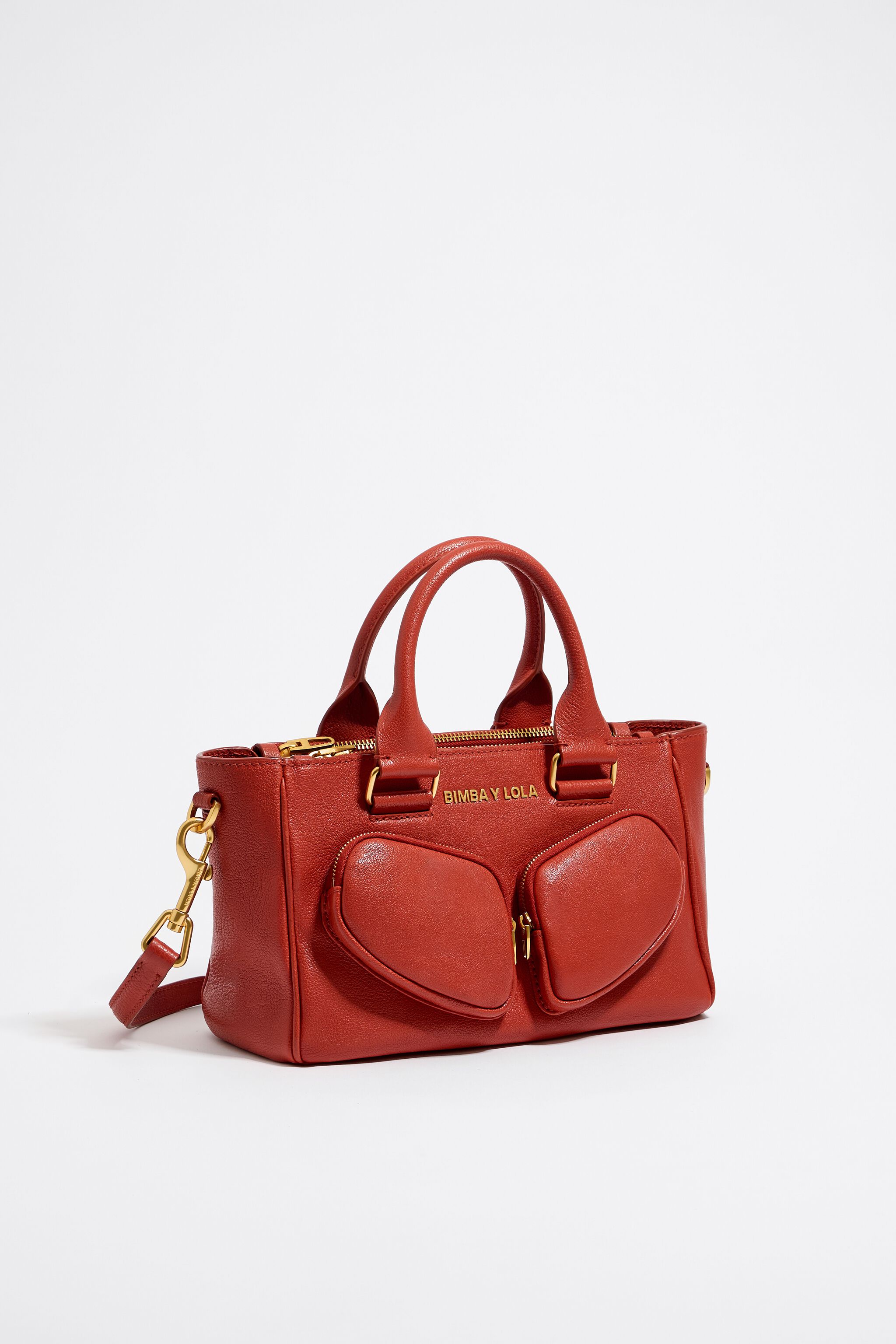 Red cheap orange handbag