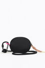 Black nylon oval coin purse Black nylon oval coin purse