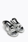 Silver heel sandal Silver heel sandal