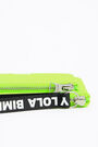 Neon green nylon double purse Neon green nylon double purse