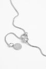 Letter W short silver necklace Letter W short silver necklace