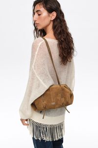Olive suede Lolita bag